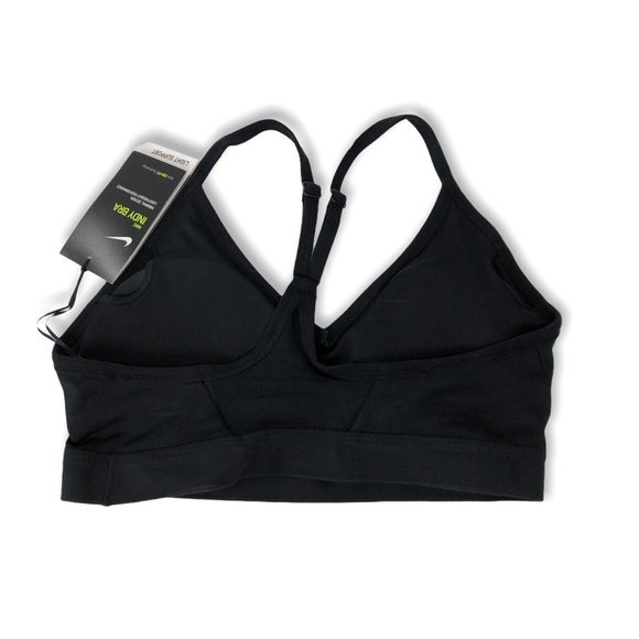 Nike Black Indy Lightweight Dri Fit Sports Bra - Picture 6 of 9
